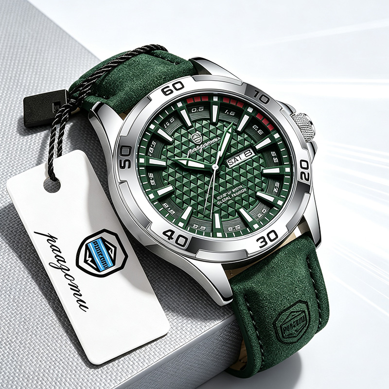 Luxury Watch Holder For Men - PAAZOMU Luxury Brand Men Watches Fashion