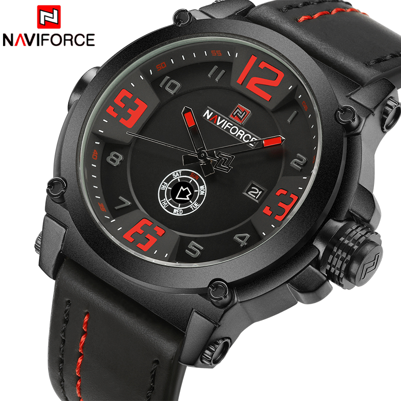 Luxury Watch Holder For Men - Top Brand Luxury NAVIFORCE Men Sports