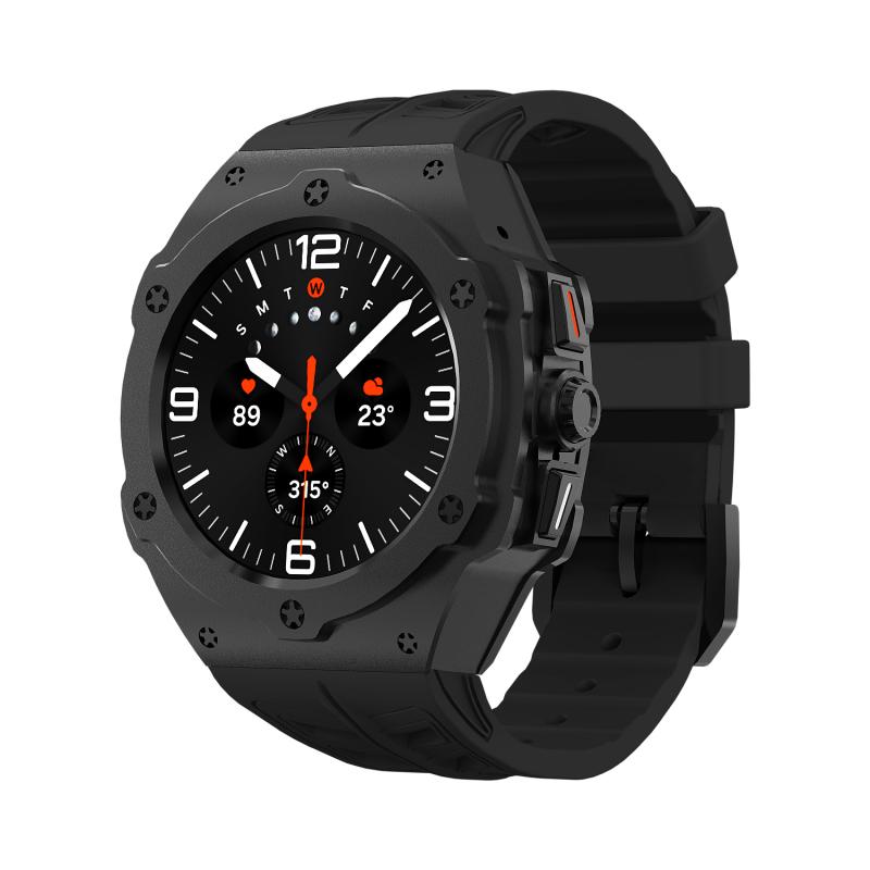 Luxury Watch Rubber Strap - Luxury Metal Modification Kit for Samsung