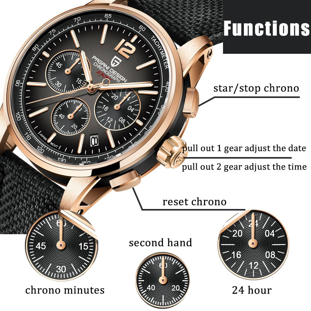 Luxury Watch Magazine - PAGANI DESIGN New Mens Watch 41mm