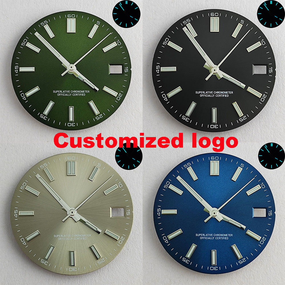 Luxury Watch With Green Dial - NH35 dial NH35 watch dial blue-green