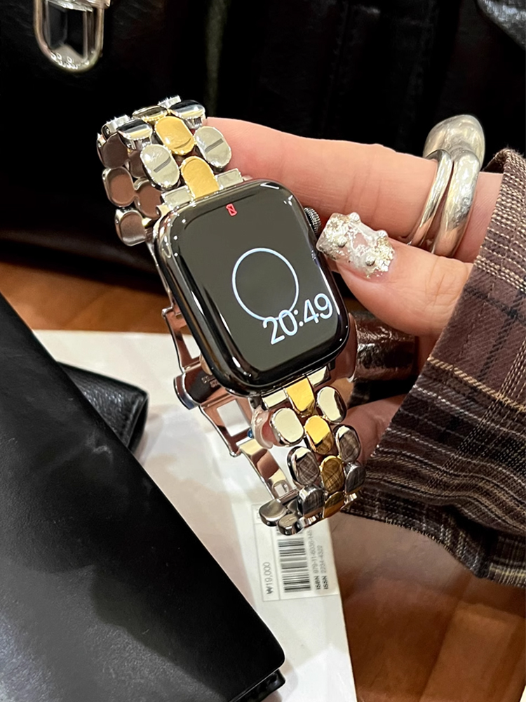 Luxury Watch Ap - Luxury Stainless Steel Band For iWatch