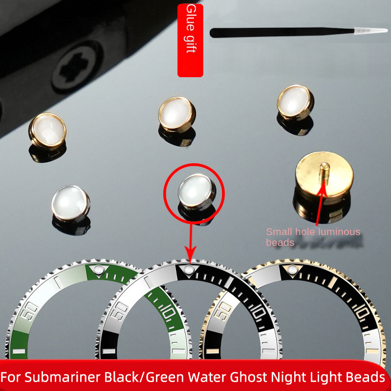 Luxury Watch Green Dial - For Rolex Submariner Luminous Bead Green