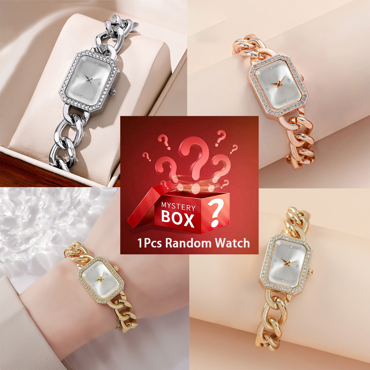 Mystery box contains 1randomco - Luxury Watch Hand review and price