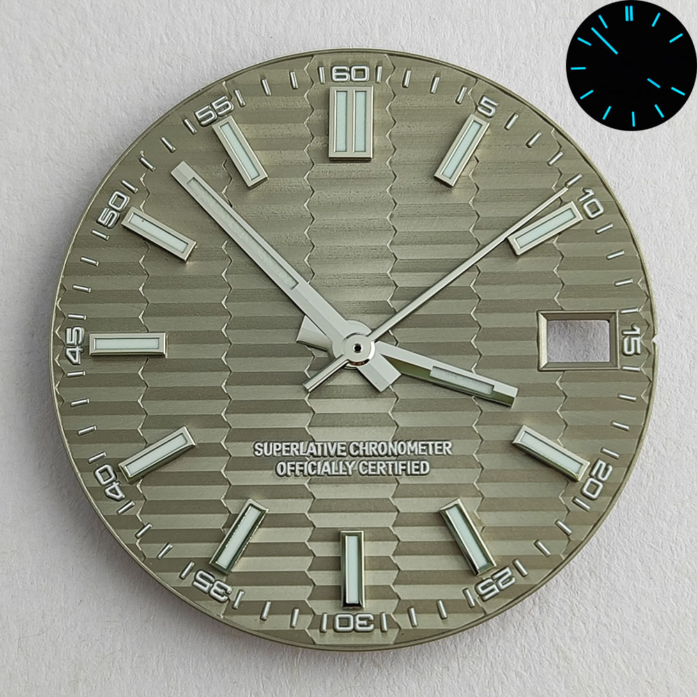28.5mm NH35 dial NH35 hands bl - Luxury Watch With Green Dial review and price