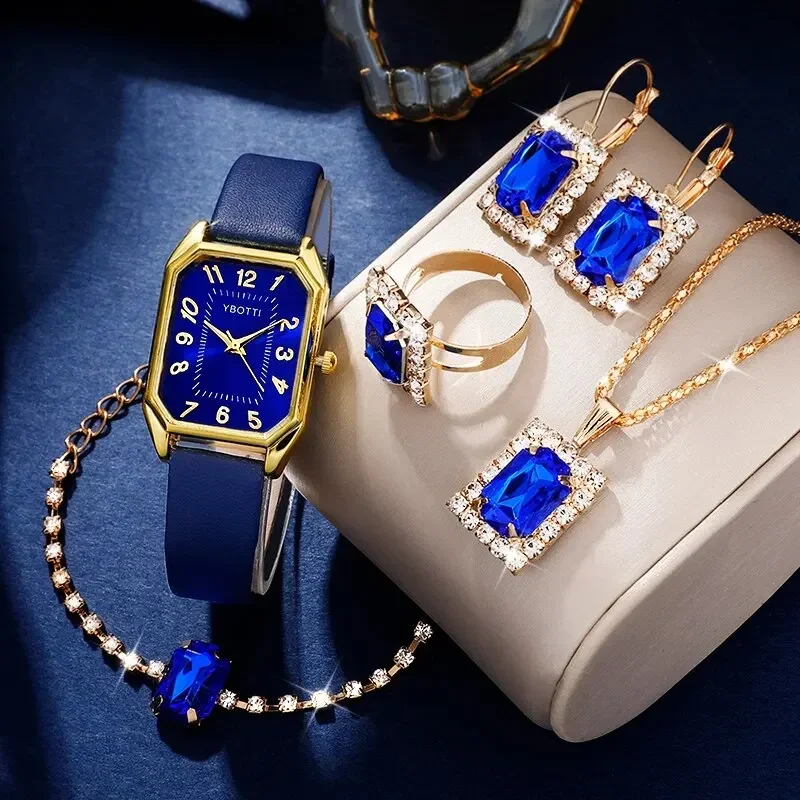 Luxury Fashion Square Women's  - Luxury Watch With Leather Strap review and price