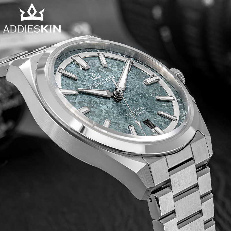 AddiesKin K006 Ice Crack Titan - Luxury Watch Green Dial review and price