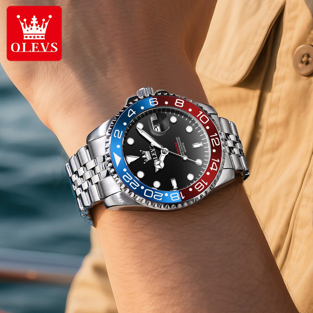 OLEVS 5657 Original Brand Men' - Luxury Watch Hand review and price
