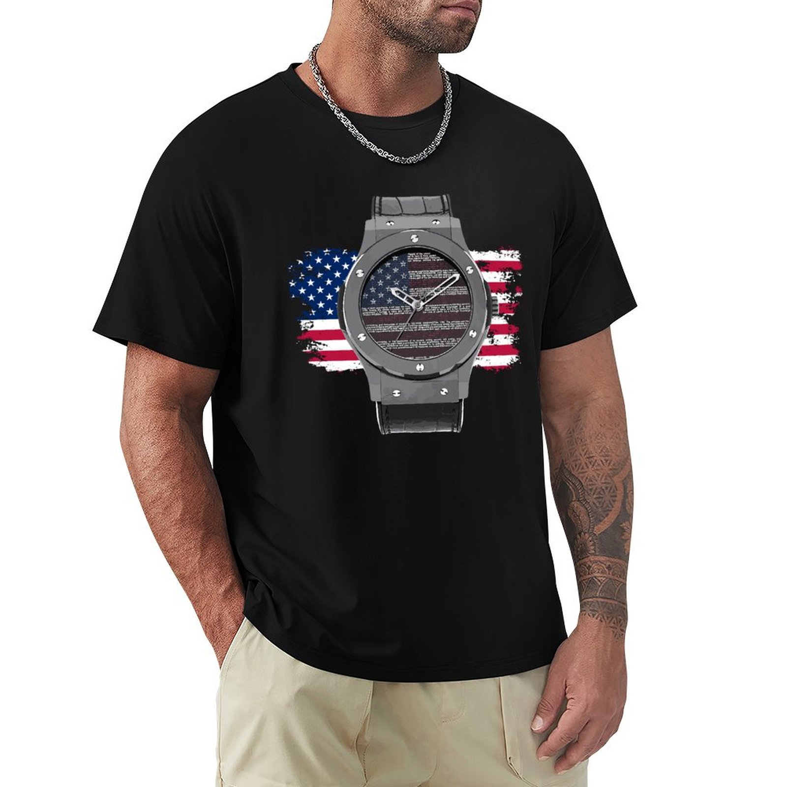 LUXURY WATCH DRAWING T-Shirt H - Luxury Watch Drawing review and price