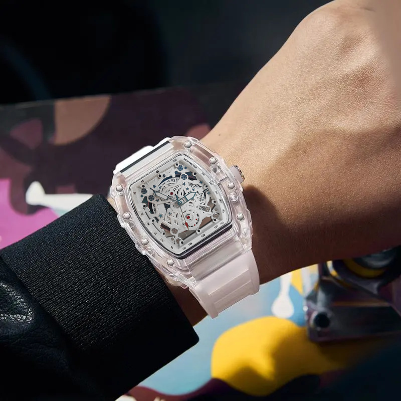 Tonneau Fashion Quartz Watch M - Luxury Watch Rubber Strap review and price