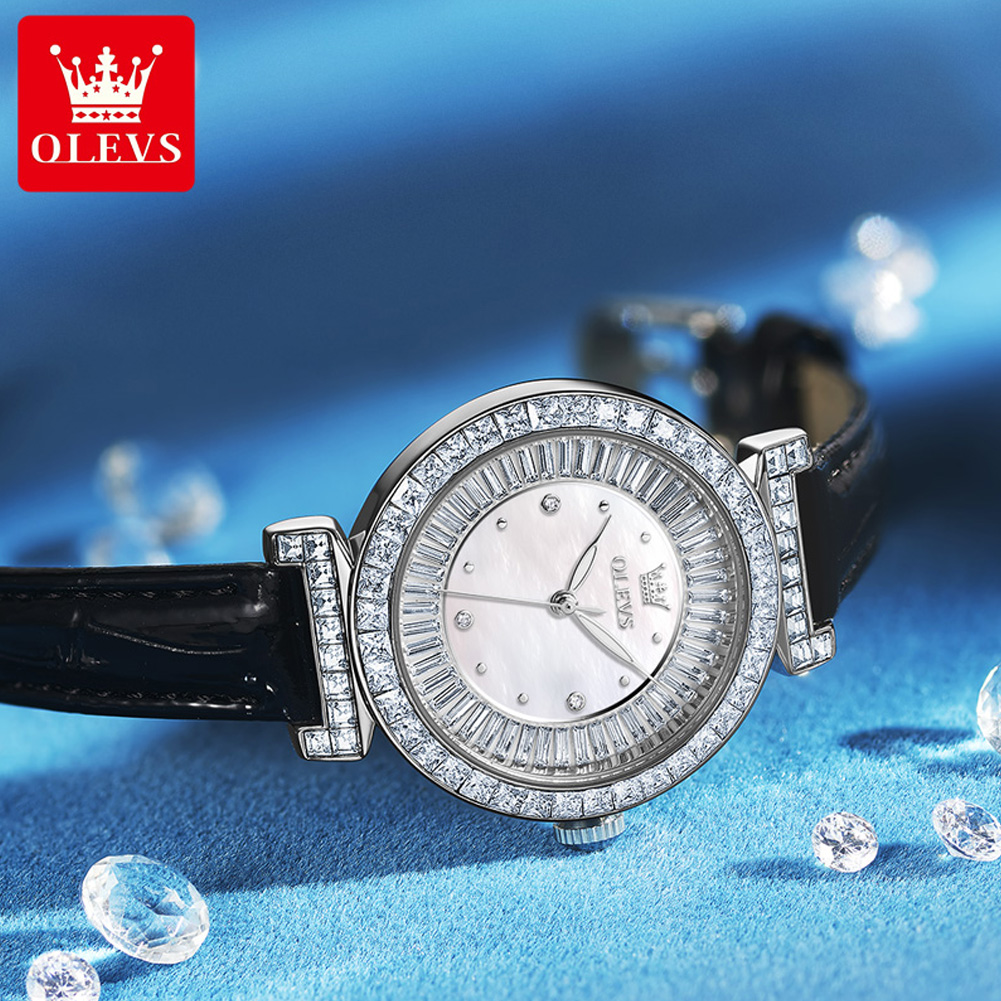 OLEVS 9983 Women's Watches Lig - Luxury Watch With Leather Strap review and price
