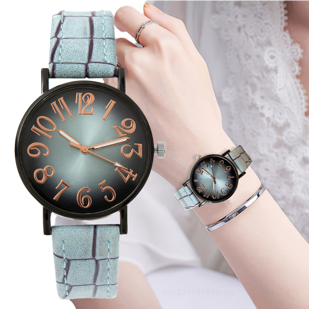 Luxury Women's Watch Fashion V - Luxury Watch With Leather Strap review and price