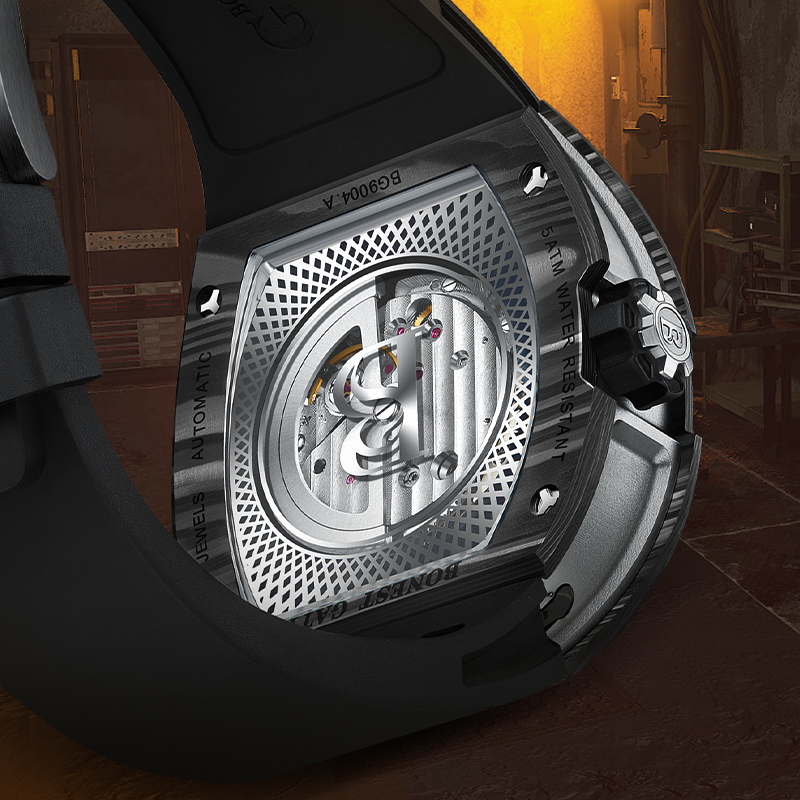 BONEST GATTI Men's Mechanical  - Luxury Watch Rubber Strap review and price