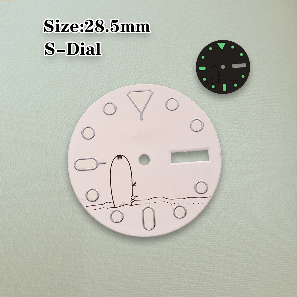 S Dial 28.5mm SK007 Logo Dial  - Luxury Watch With Green Dial review and price