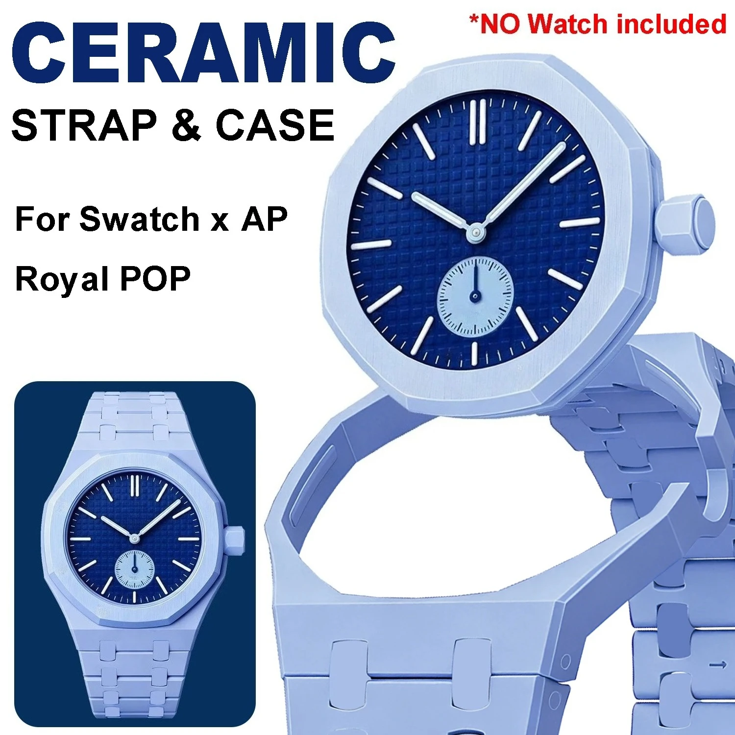 Bioceramic Case+Strap For Swat - Luxury Watch Ap review and price