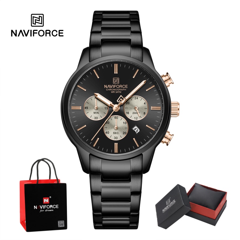 NAVIFORCE Men Quartz Chronogra - Luxury Watch Strap review and price