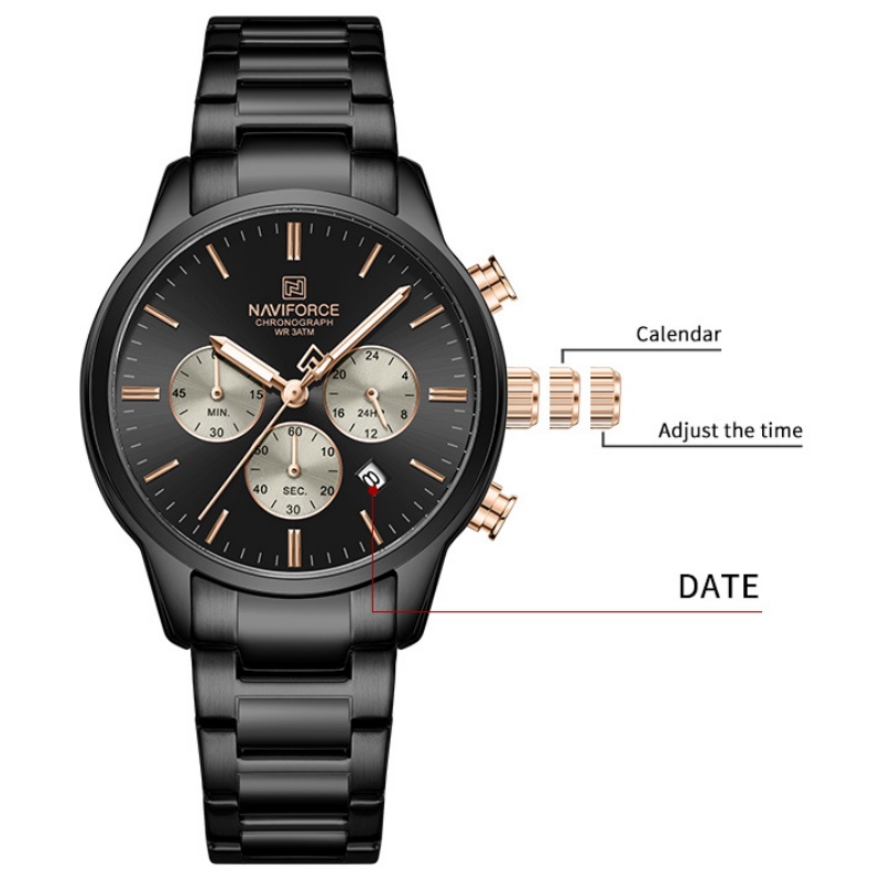 NAVIFORCE Men Quartz Chronogra - Luxury Watch Strap review and price