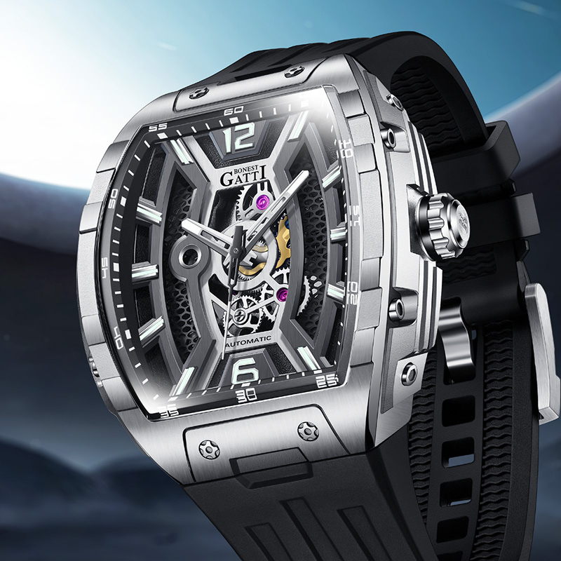 BONEST GATTI Germany Automatic - Luxury Watch Rubber Strap review and price