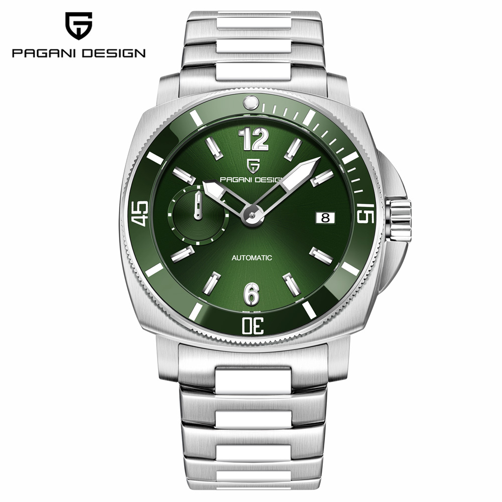 PAGANI DESIGN Men's Watch Luxu - Luxury Watch Green Dial review and price