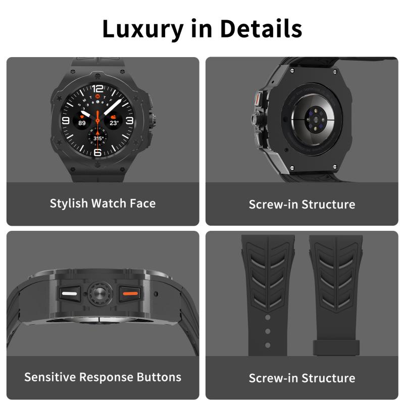 Luxury Metal Modification Kit  - Luxury Watch Rubber Strap review and price