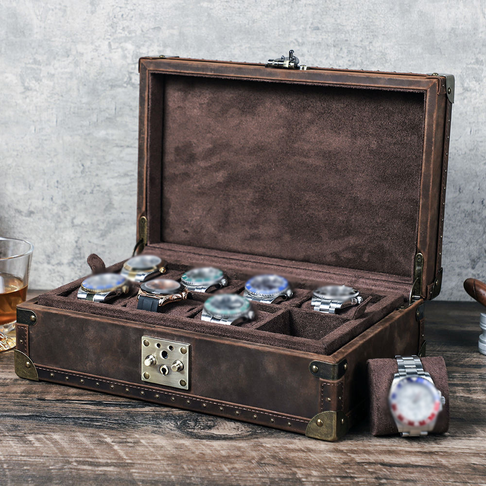CONTACT'S FAMILY 8 Leather Cus - Luxury Watch Case review and price
