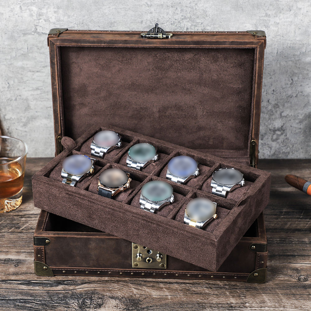 CONTACT'S FAMILY 8 Leather Cus - Luxury Watch Case review and price
