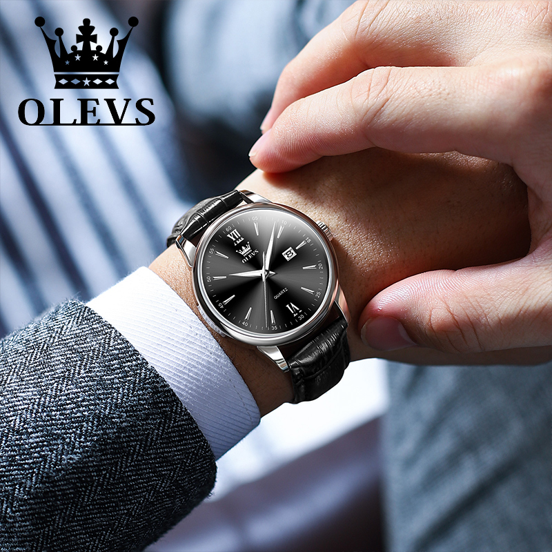 OLEVS Quartz Men's Watch Fashi - Luxury Watch Holder For Men review and price