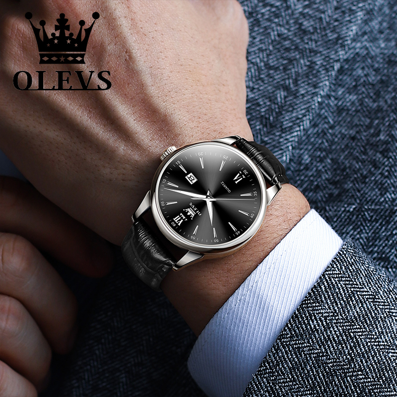 OLEVS Quartz Men's Watch Fashi - Luxury Watch Holder For Men review and price