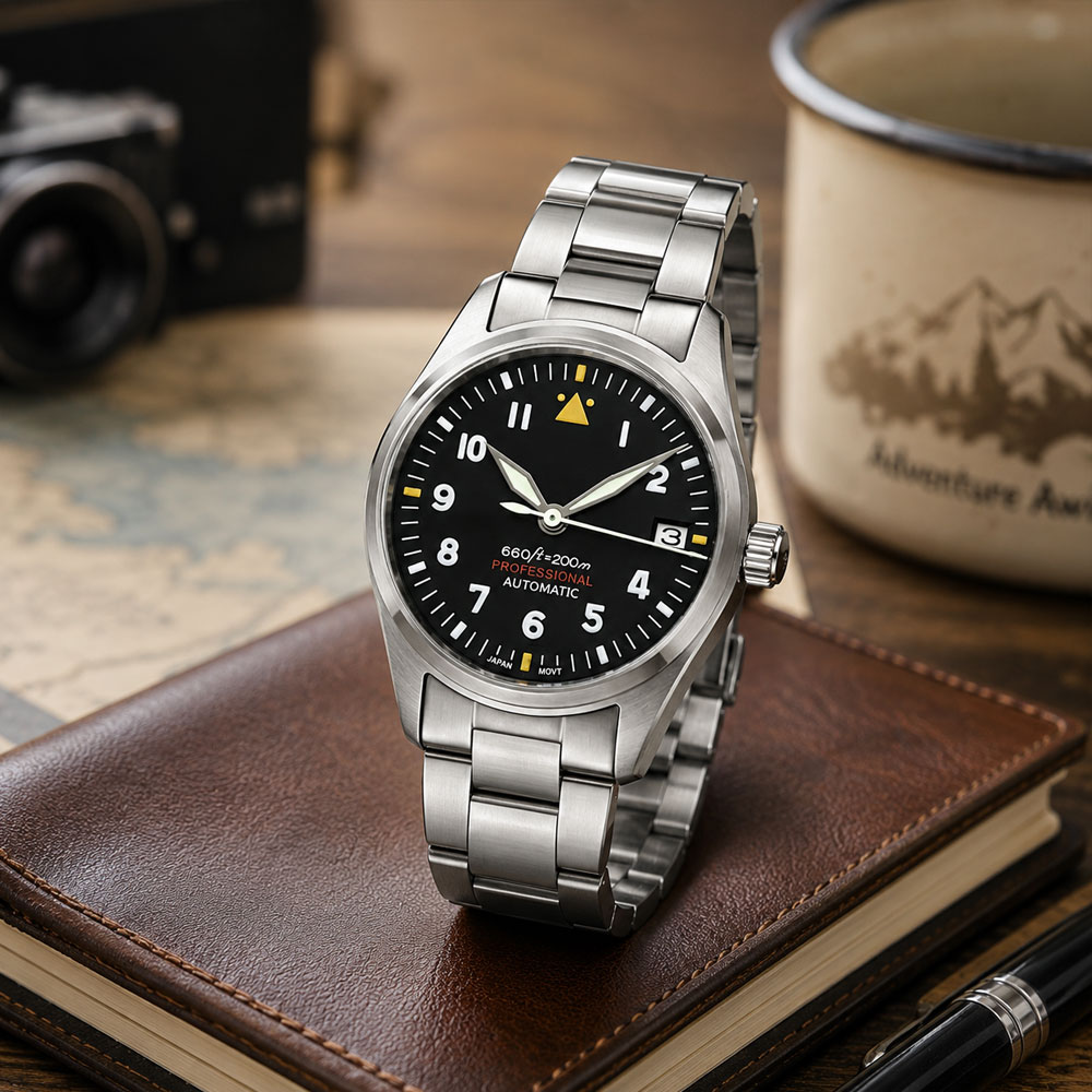 Custom LOGO 36mm 39mm Pilot Wa - Automatic Pilot Watch review and price