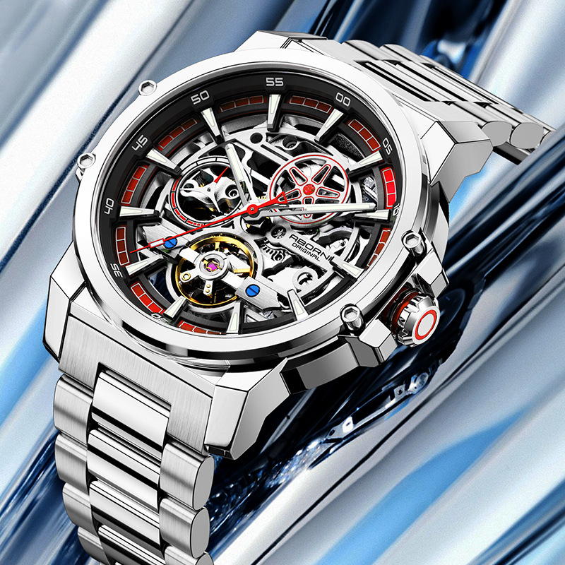 ABORNI 9039 Unique Design Skel - Automatic Pilot Watch review and price