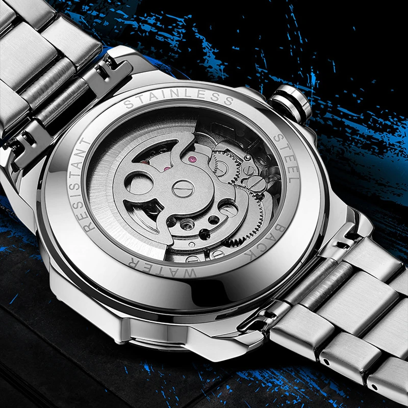 ABORNI 9039 Unique Design Skel - Automatic Pilot Watch review and price
