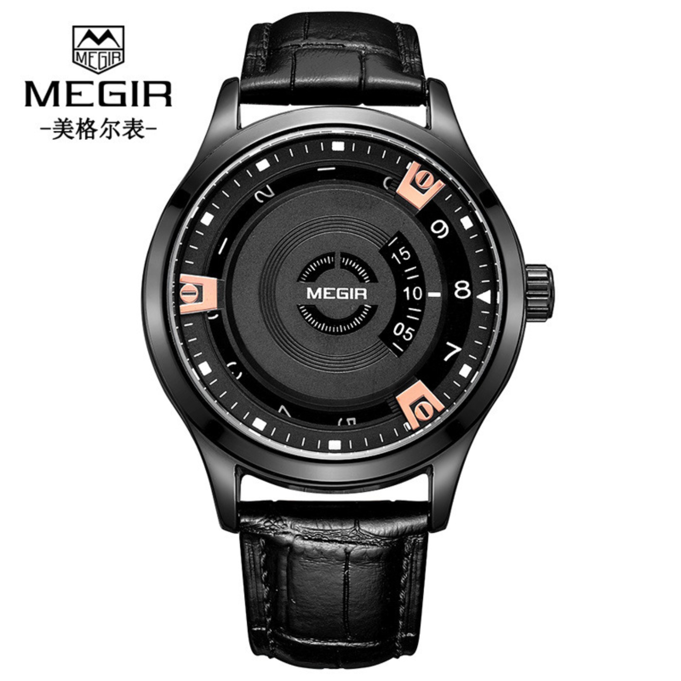 MEGIR Men Watches Luxury Leath - Luxury Watch Strap review and price