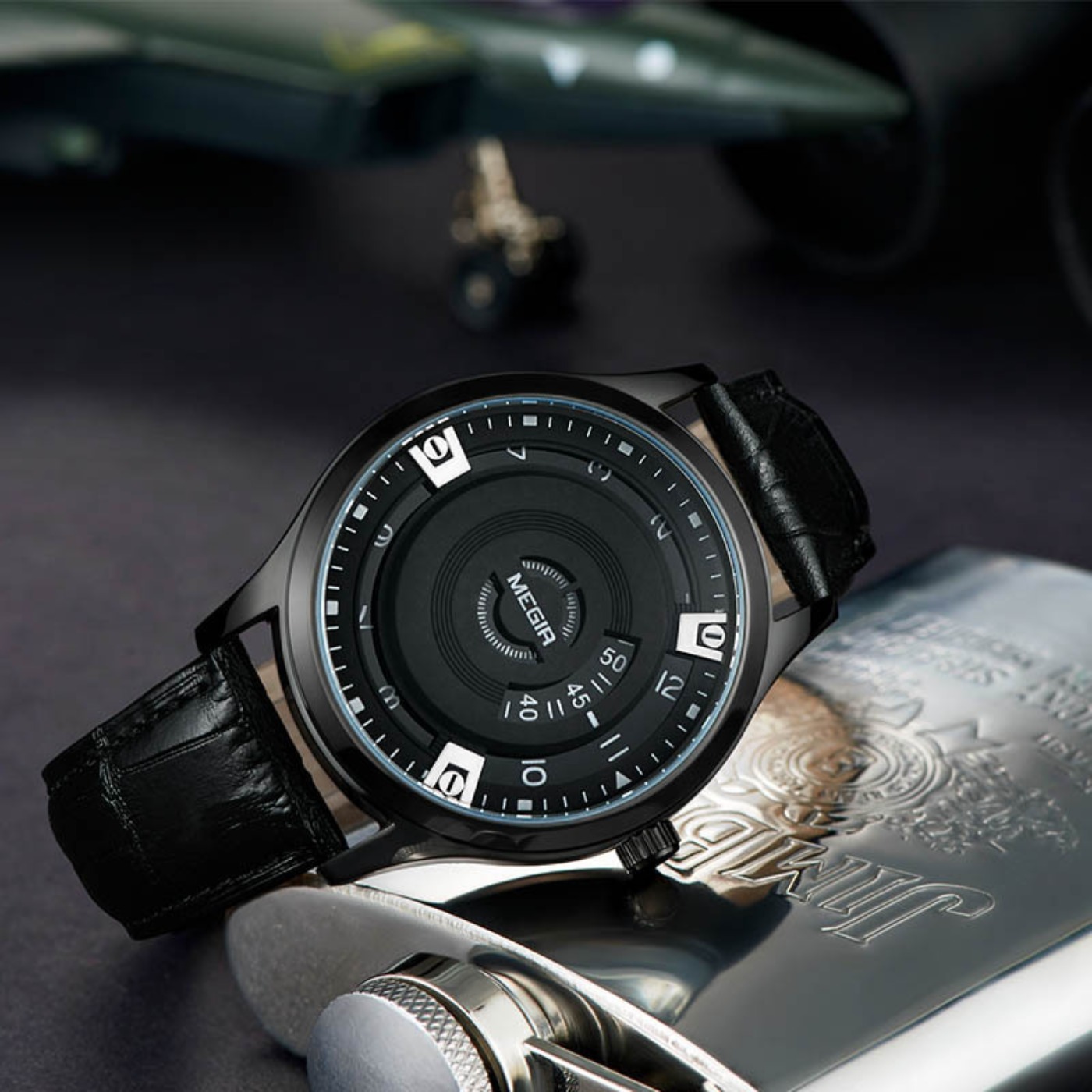MEGIR Men Watches Luxury Leath - Luxury Watch Strap review and price