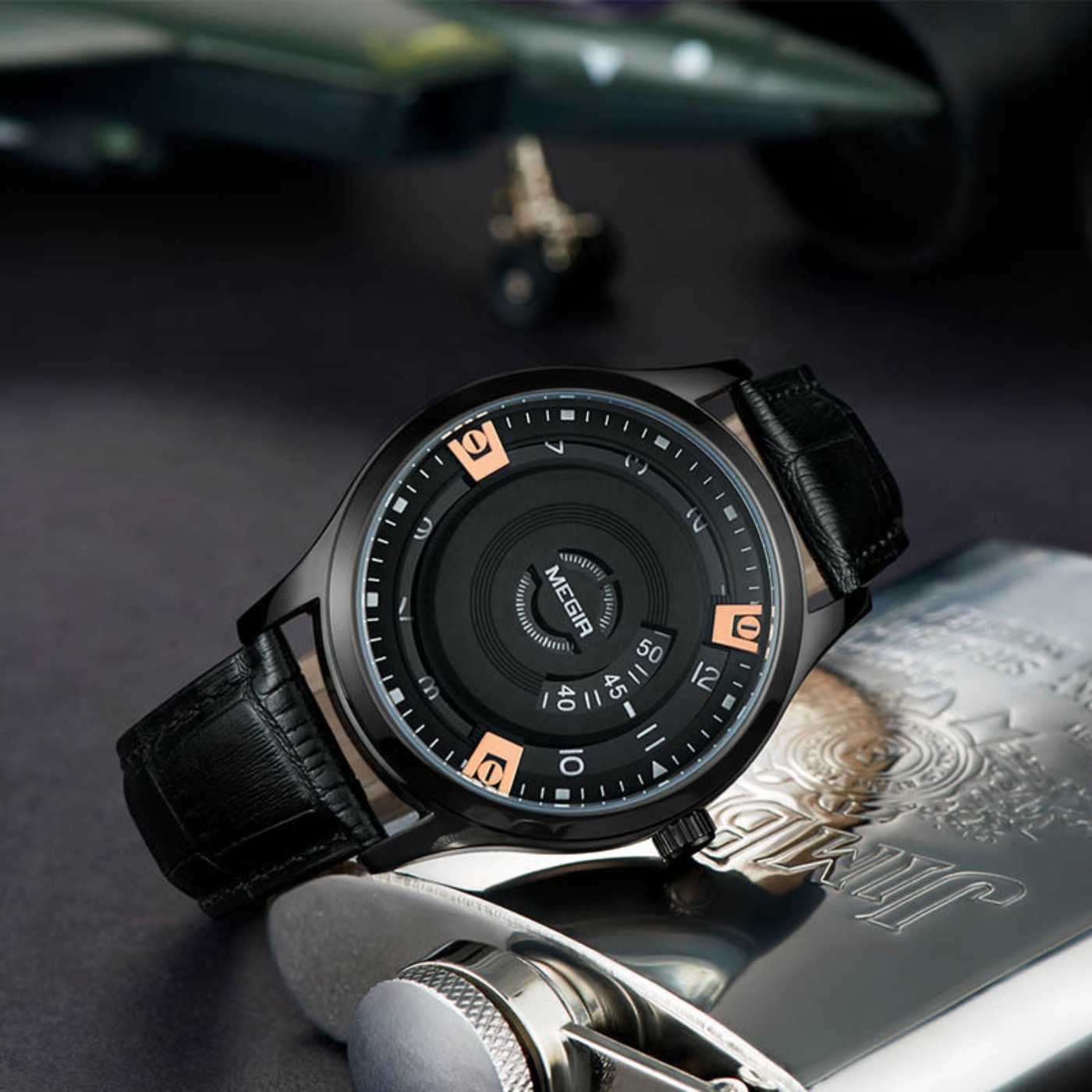 MEGIR Men Watches Luxury Leath - Luxury Watch Strap review and price