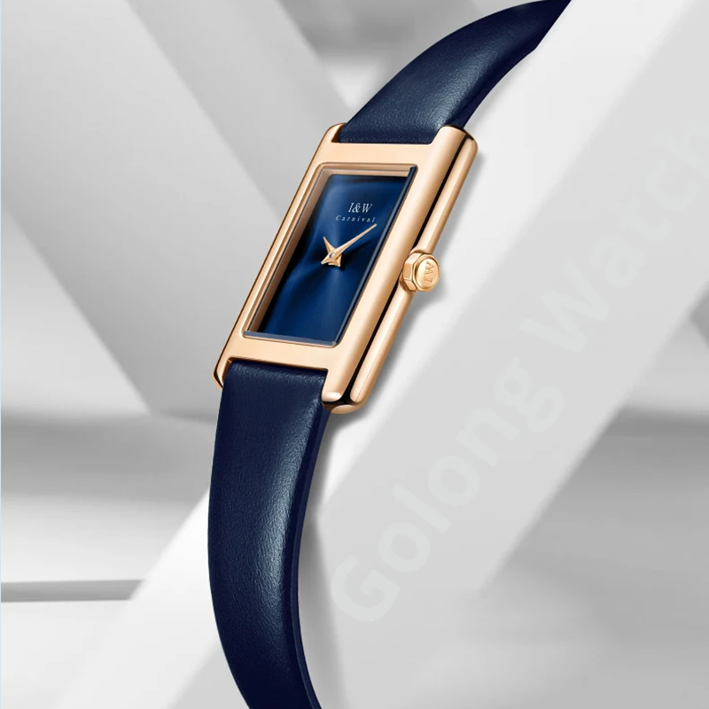 I&W Carnival Ultra thin Quartz - Luxury Watch With Leather Strap review and price