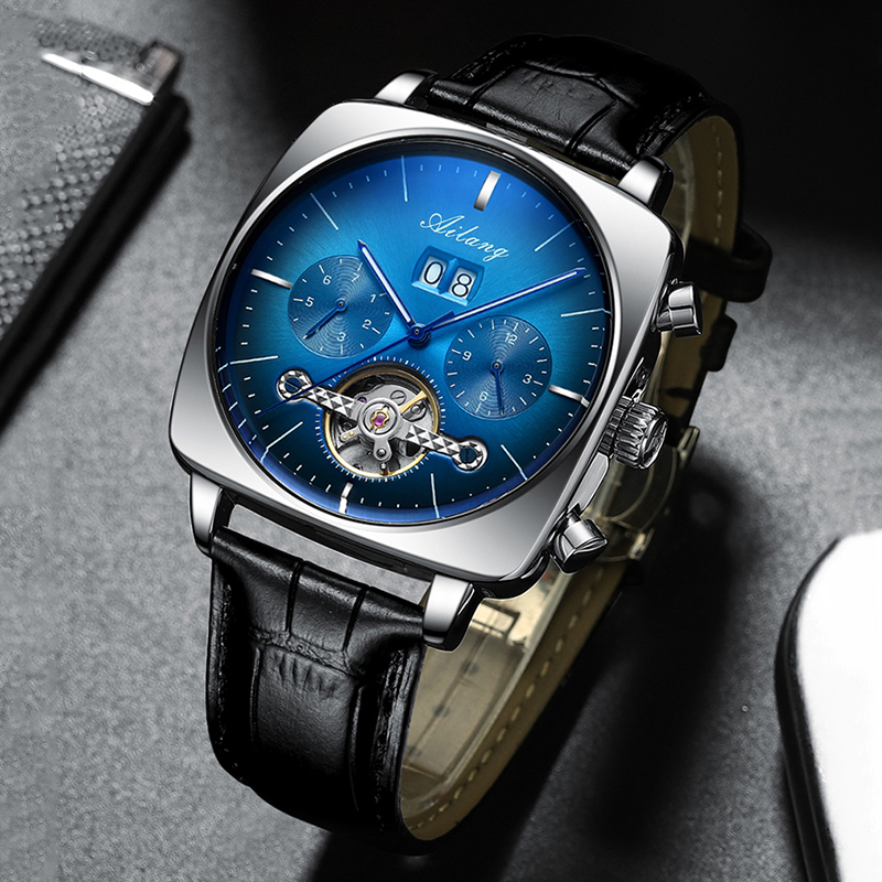 AILANG Famous Brand New Square - Automatic Pilot Watch review and price