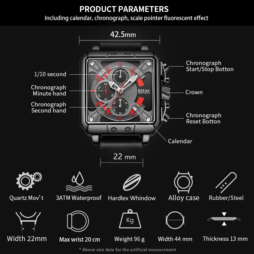 New Luxury Top Brand Chronogra - Luxury Watch Rubber Strap review and price