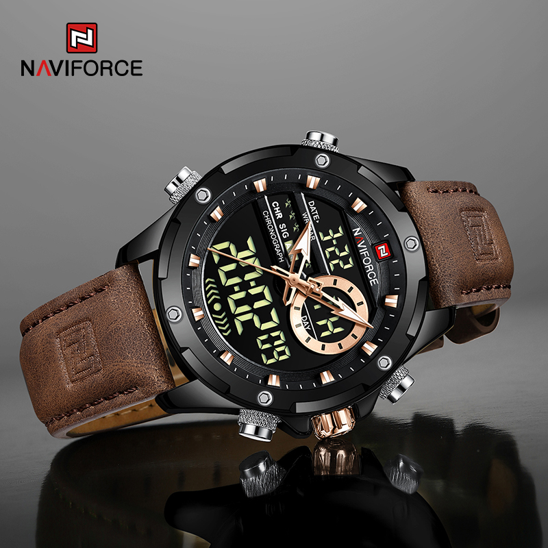 New NAVIFORCE Men Watches Quar - Luxury Watch Holder For Men review and price