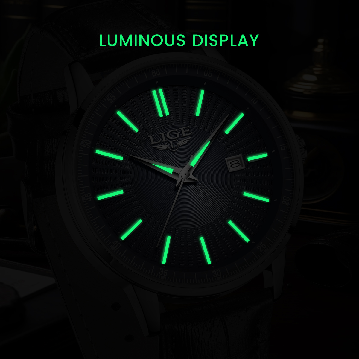 LIGE Top Brand Luxury Men's Wa - Luxury Watch Holder For Men review and price