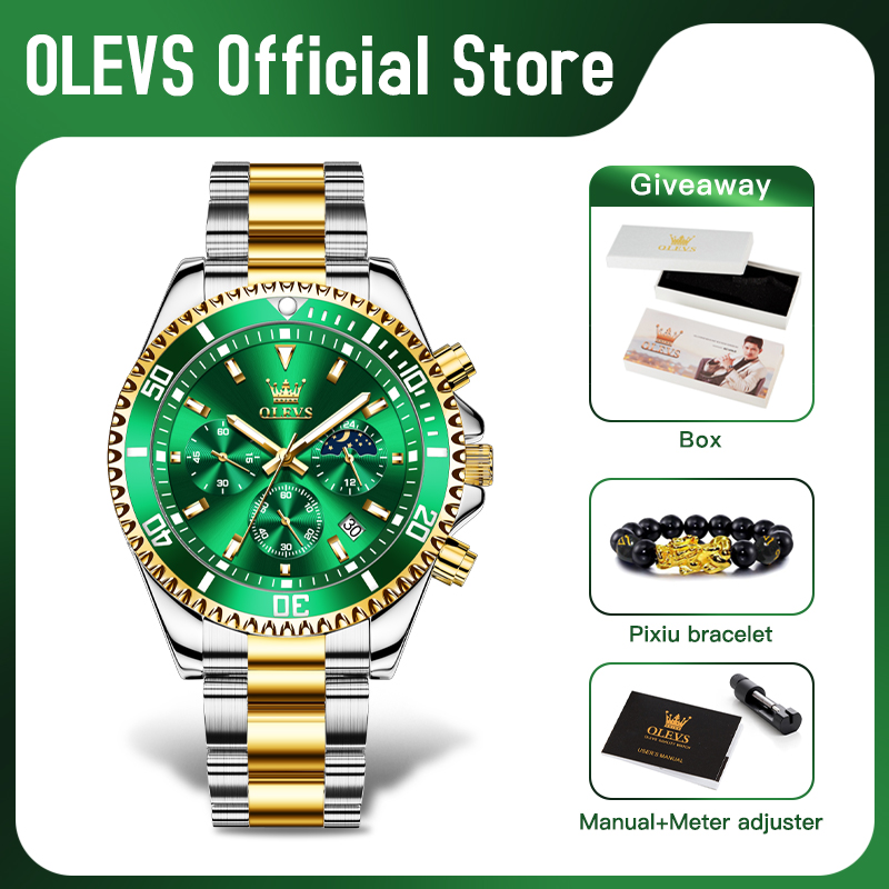 OLEVS 2870 Men's Watch Top Bra - Luxury Watch Magazine review and price