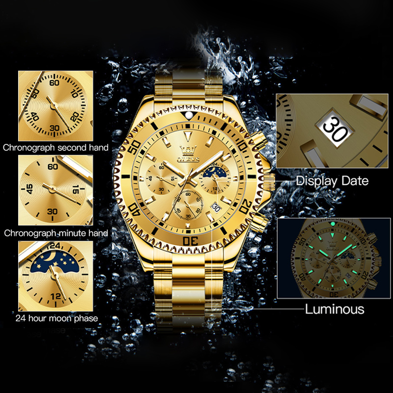 OLEVS 2870 Men's Watch Top Bra - Luxury Watch Magazine review and price