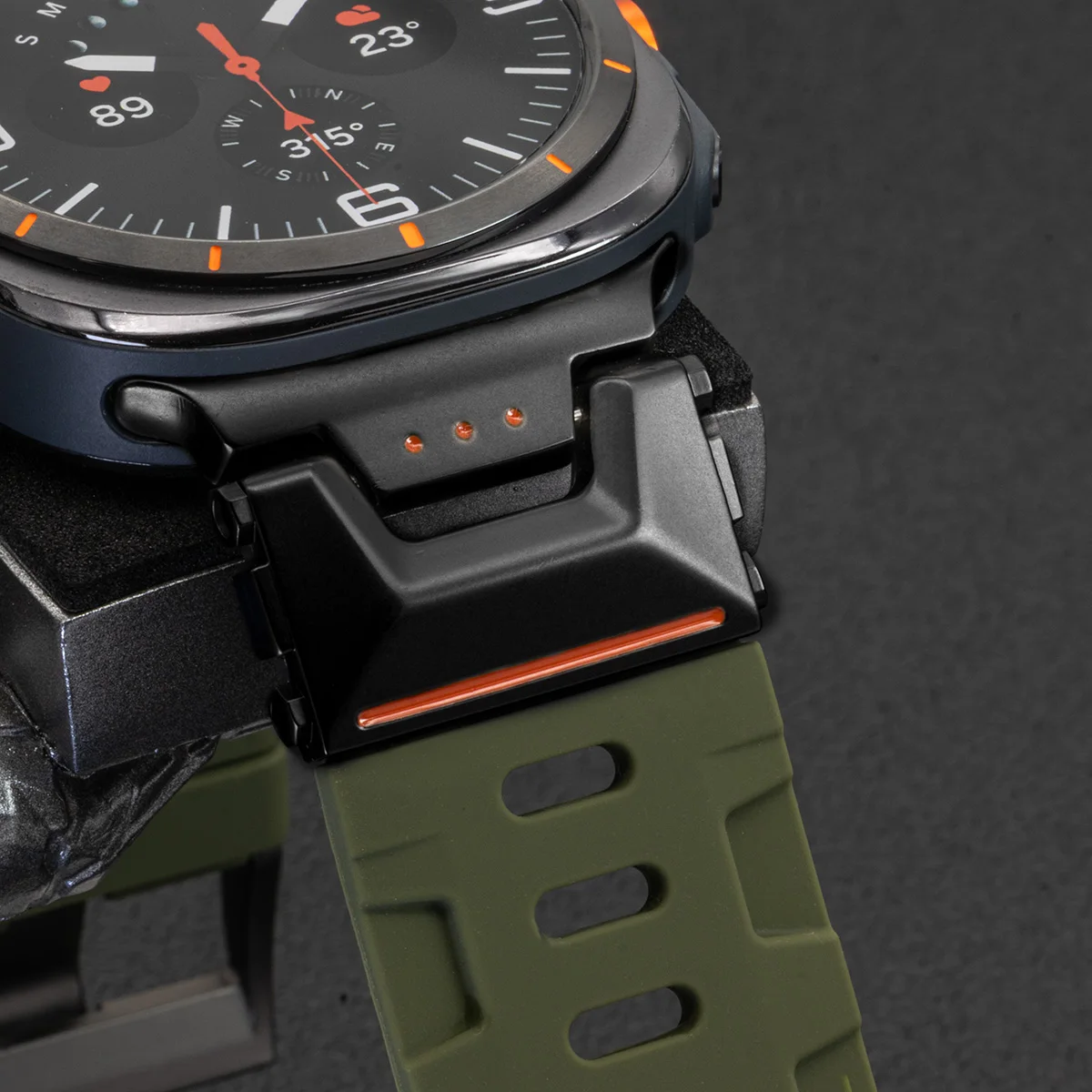 Rubber Silicone Strap for Sams - Luxury Watch Rubber Strap review and price