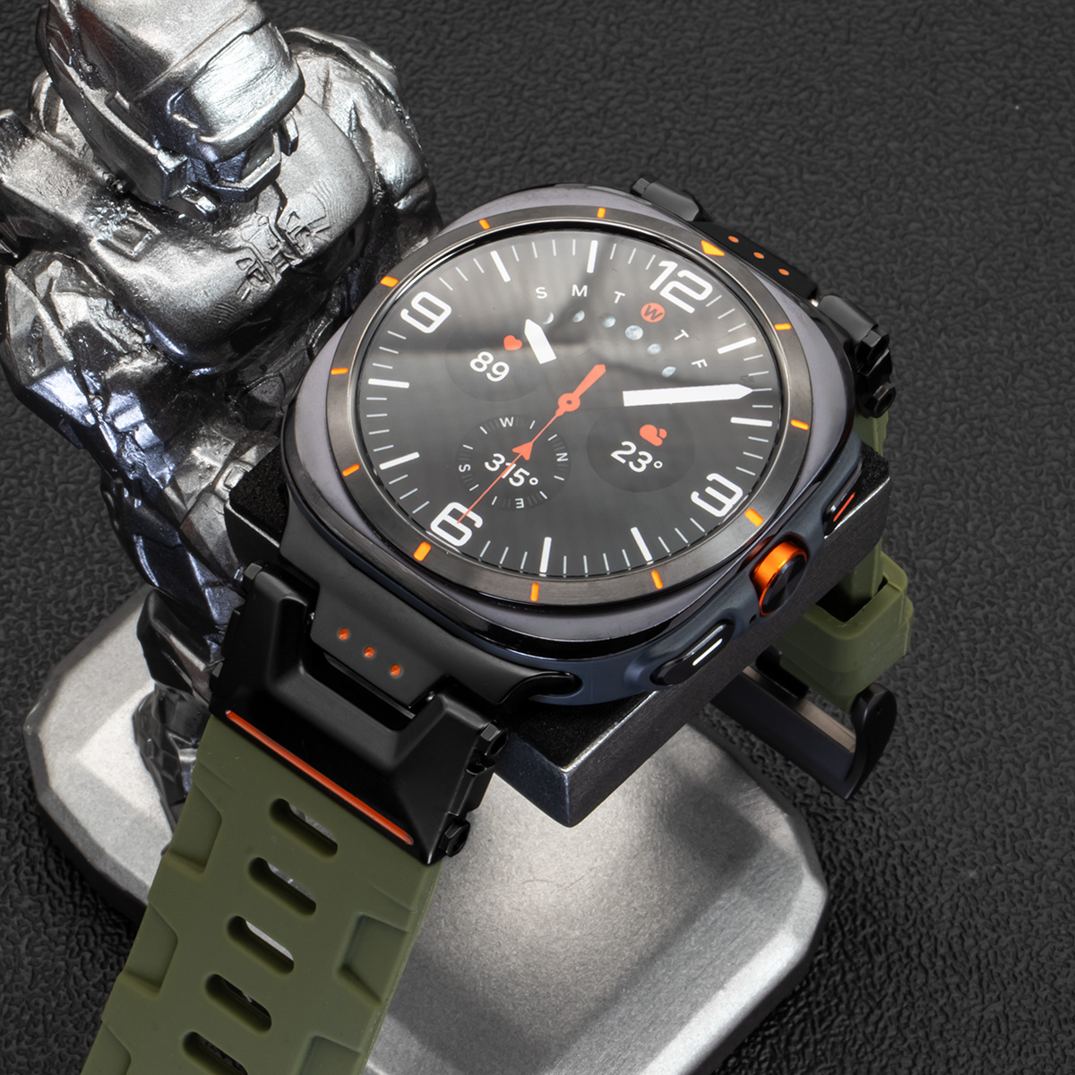 Rubber Silicone Strap for Sams - Luxury Watch Rubber Strap review and price