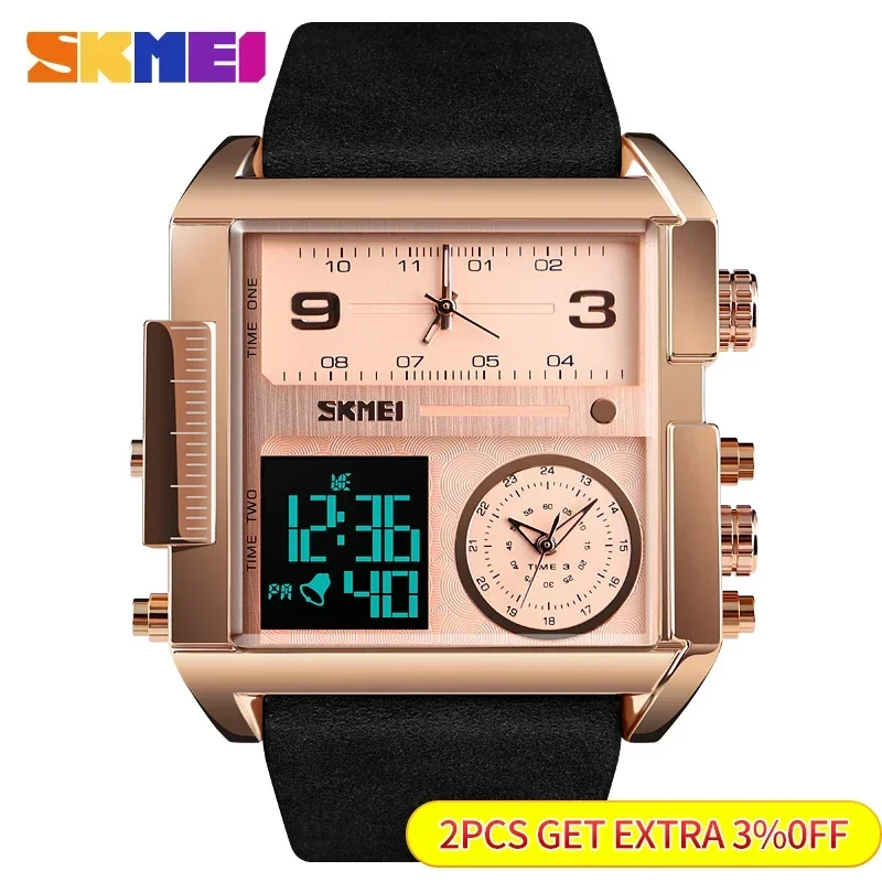 SKMEI Mens Quartz Movement Wat - Luxury Watch Holder For Men review and price