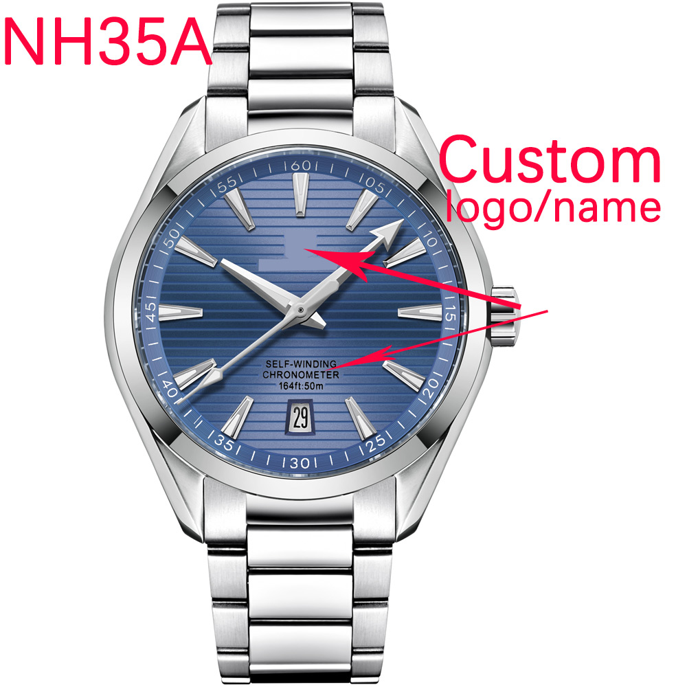 Luxury NH35 Movt Custom Logo 4 - Luxury Watch Strap review and price