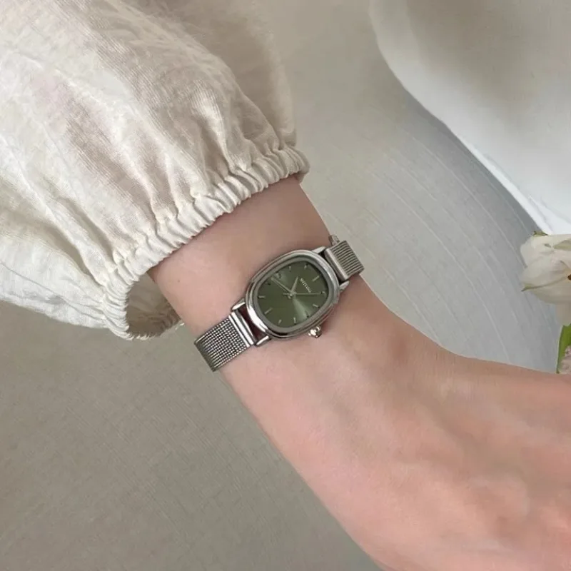 Small Oval Dial Green Watch Si - Luxury Watch Green Dial review and price