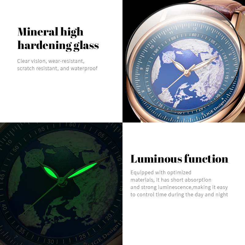 LIGE 2026 New Top Brand Luxury - Luxury Watch Holder For Men review and price
