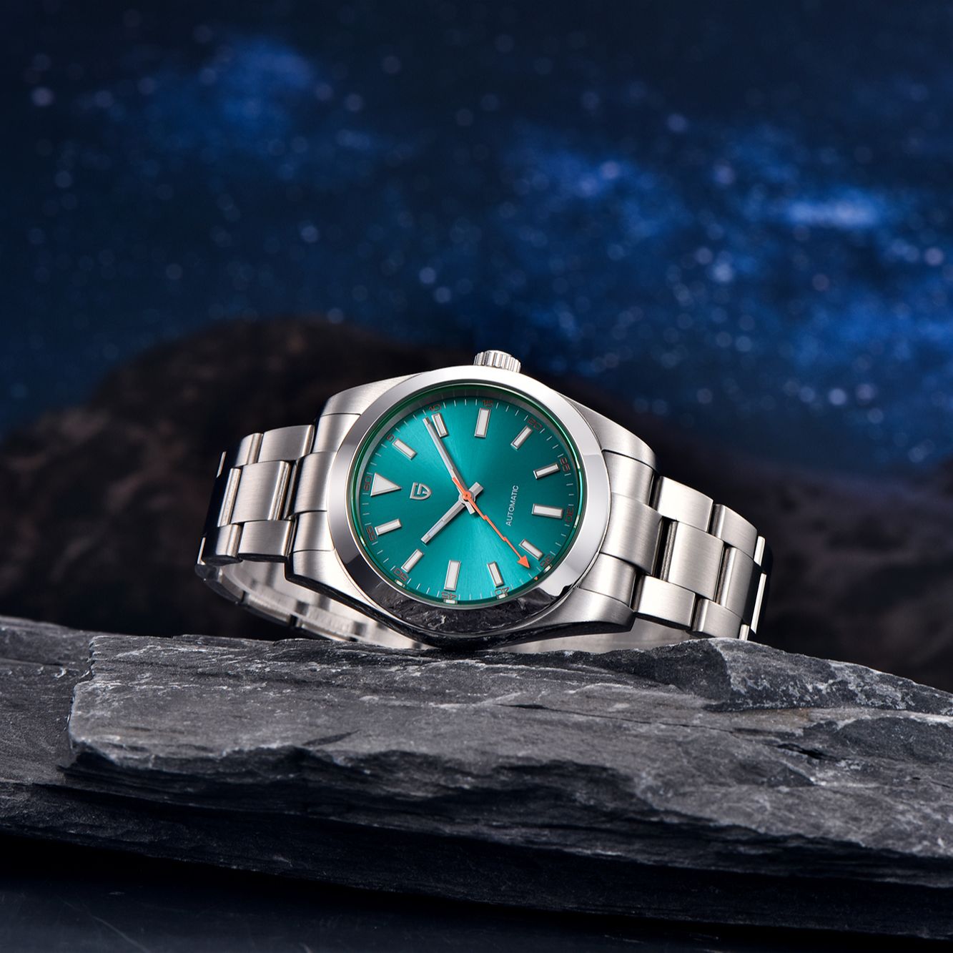 PAGANI DESIGN Green Glass Men' - Luxury Watch Green Dial review and price