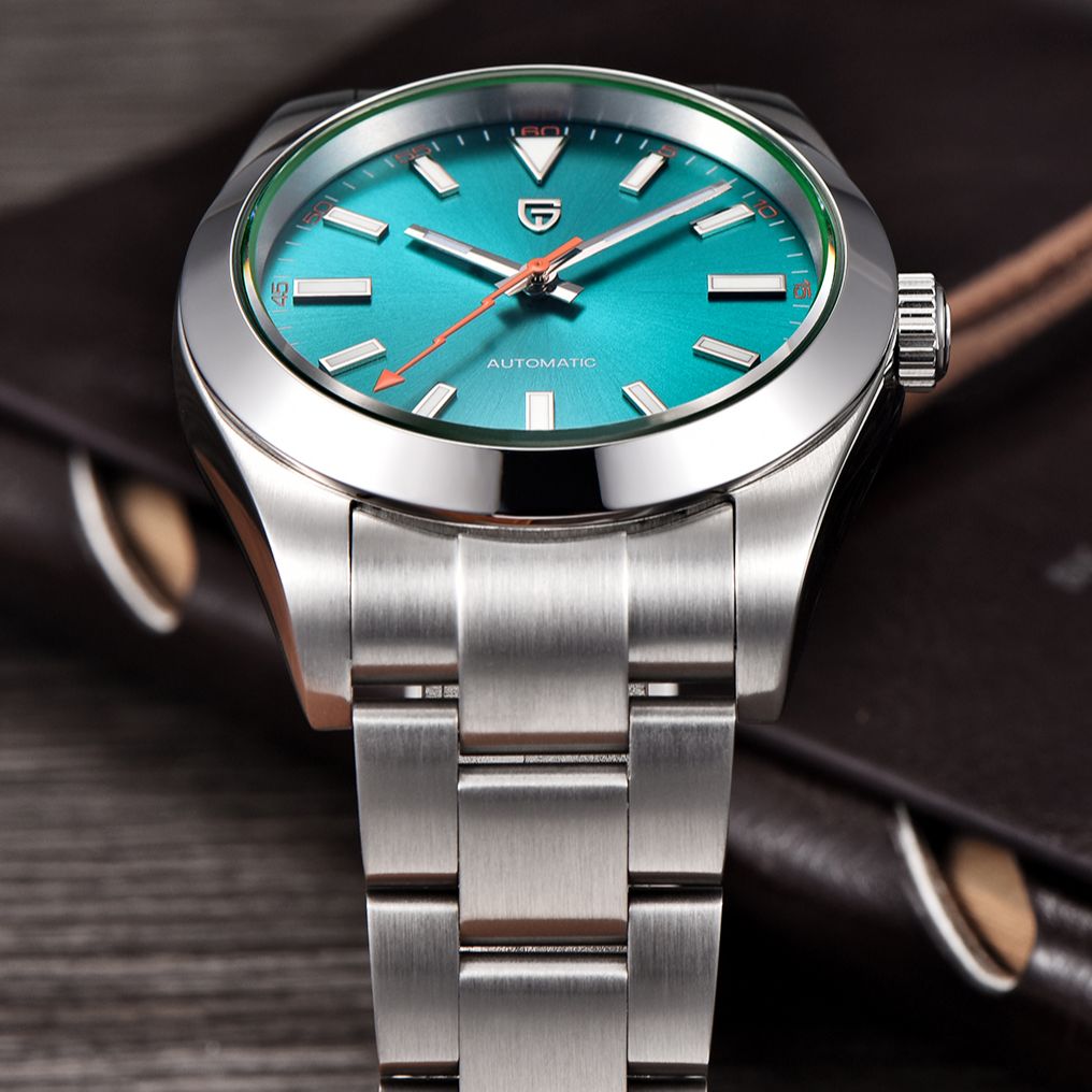 PAGANI DESIGN Green Glass Men' - Luxury Watch Green Dial review and price