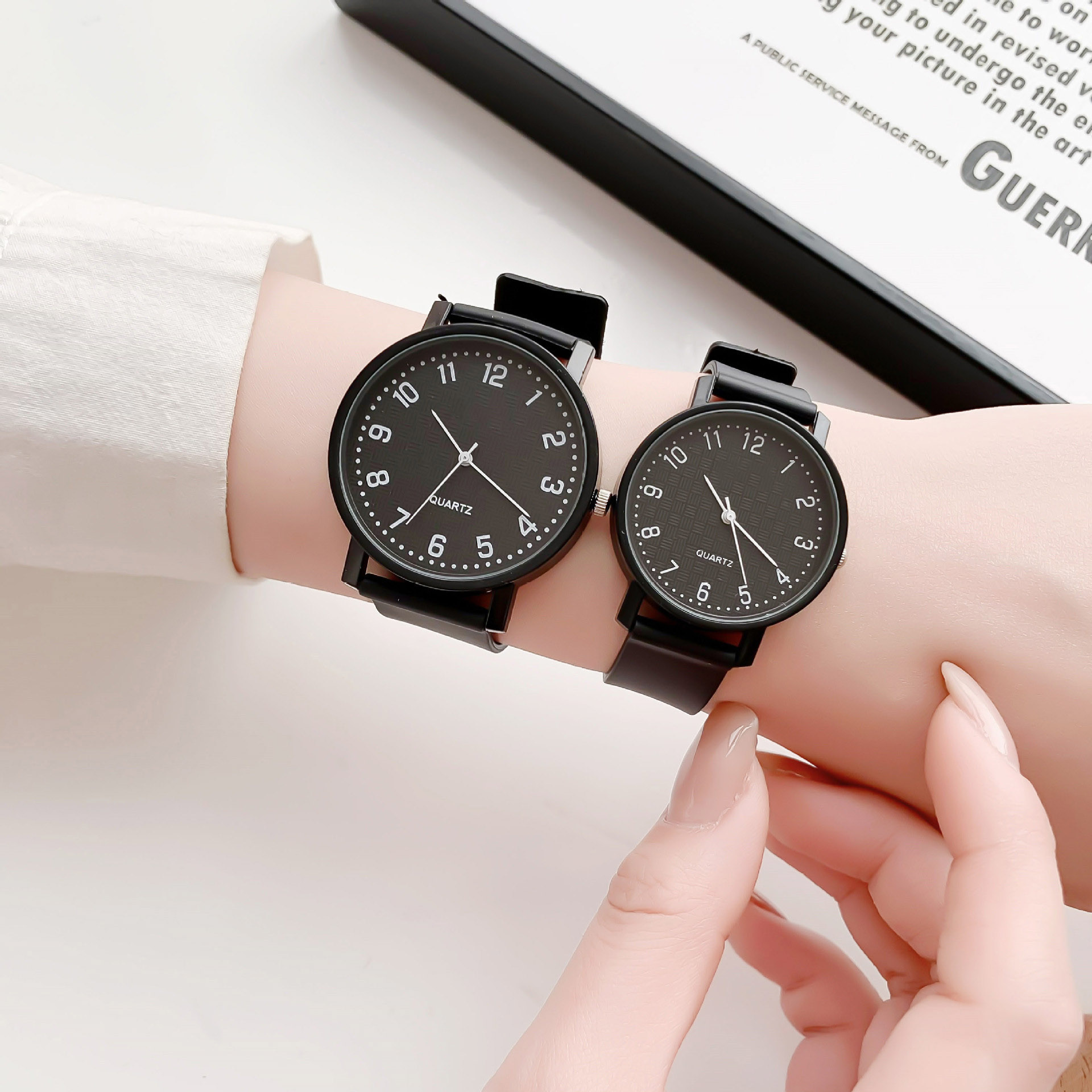 Simple Black Watch Quartz Watc - Luxury Watch Strap review and price